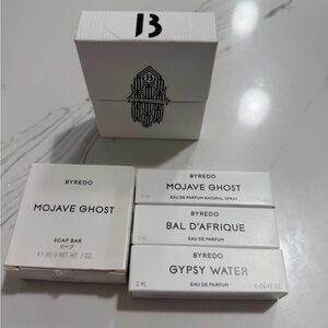 Byredo White and Black Men Accessories Set